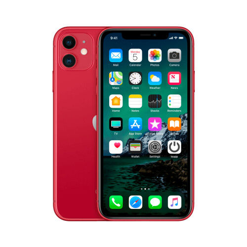 Refurbished iPhone 11 64 GB Rood Licht gebruikt