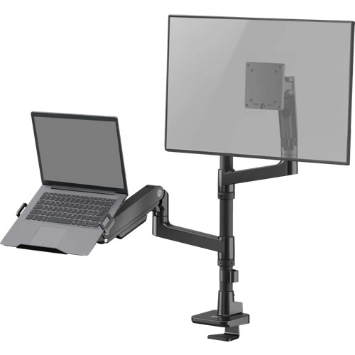 Tweedekans ACT AC8341 Monitorarm 49 inch met gasveer voor 1 monitor met laptophouder