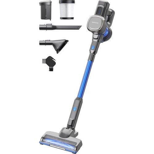Tweedekans Auronic Steelstofzuiger - Zelfstaande Draadloze Steelstofzuiger - Zonder Zak - 220W - Vacuum Cleaner - Grijs/Blauw