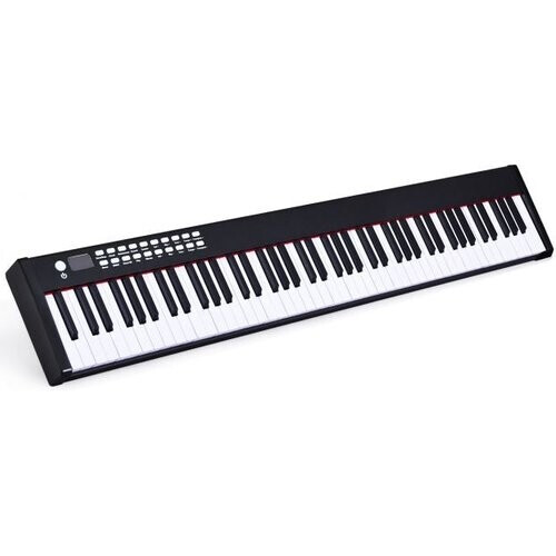 Tweedekans Coast Elektrische Piano - Keyboard 88 Toetsen - 127 x 21,5 x 6,5 cm - Zwart/Wit