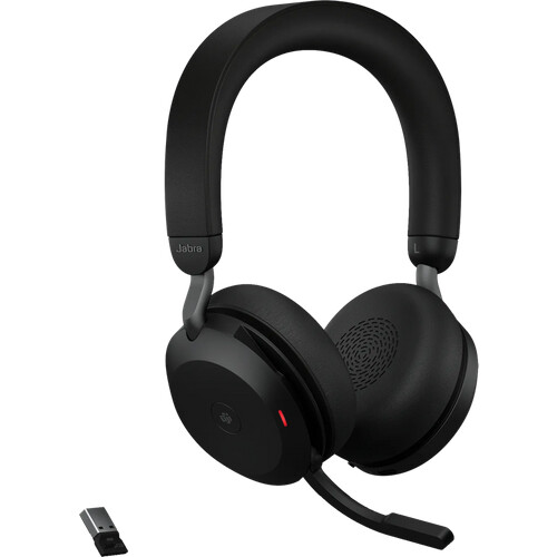 Tweedekans Jabra Evolve2 USB A MS TEAMS 75 Draadloze Office Headset Zwart
