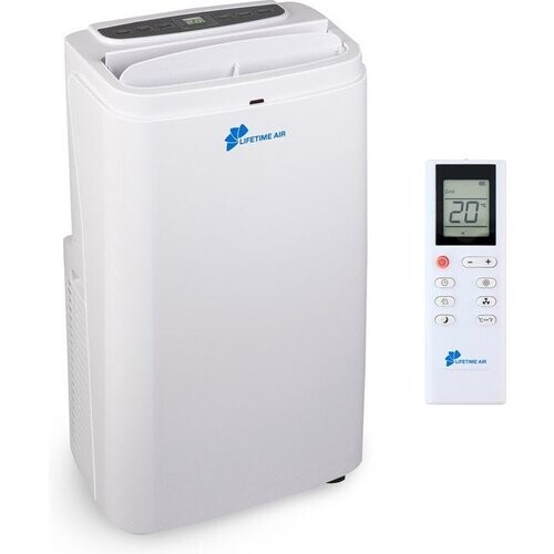 Tweedekans Lifetime Air Mobiele Airco - Airconditioning, Luchtontvochtiger en Ventilator - Luchtkoeler met Afvoerslang - Aircooler 65dB - Air Conditioner tot 78m2 - Afstandsbediening en Timer - 12000BTU