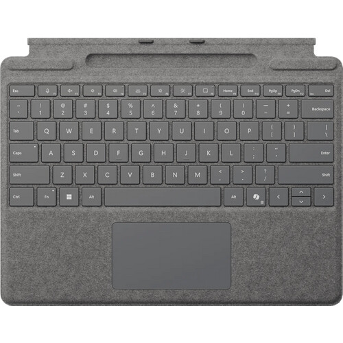 Tweedekans Microsoft Surface Pro 13 Inch Type Cover met penopslag Platina Qwerty