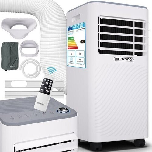 Tweedekans MONZANA Airco 7000BTU - 3in1 Rolluikkit - Mobiel - 16-32°C