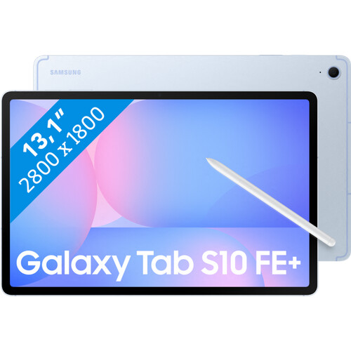 Tweedekans Samsung Galaxy Tab S10 FE Plus 13,1 inch 256GB Wifi Lichtblauw