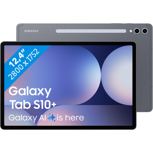 Tweedekans Samsung Galaxy Tab S10 Plus 12,4 inch 256GB Wifi + 5G Grijs