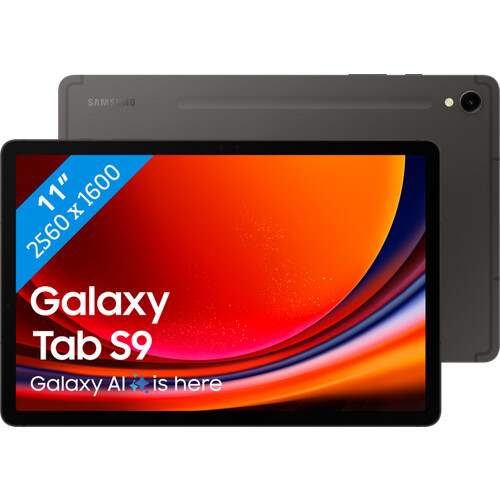 Tweedekans Samsung Galaxy Tab S9 11 inch 128 GB Wifi + 5G Zwart